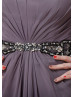 Dusty Purple Chiffon Awesome Mother Of The Bride Dress 